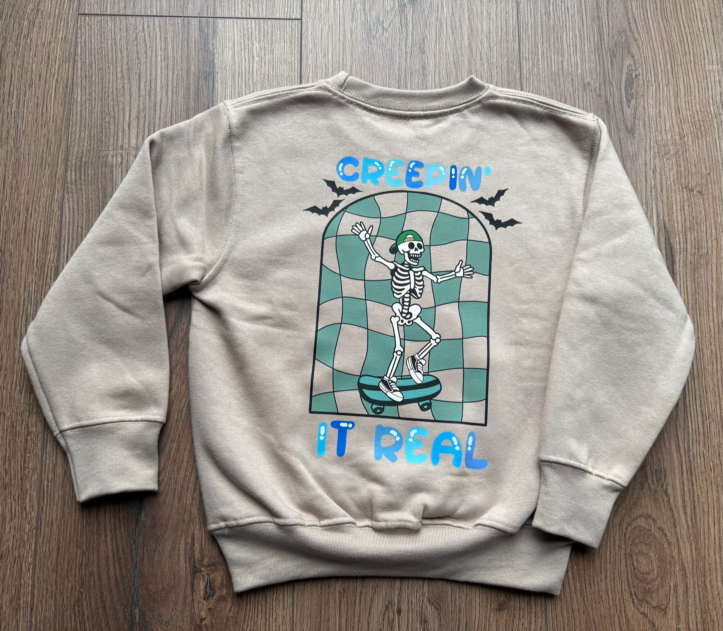 ‘Creepin’ it real’ sweatshirt