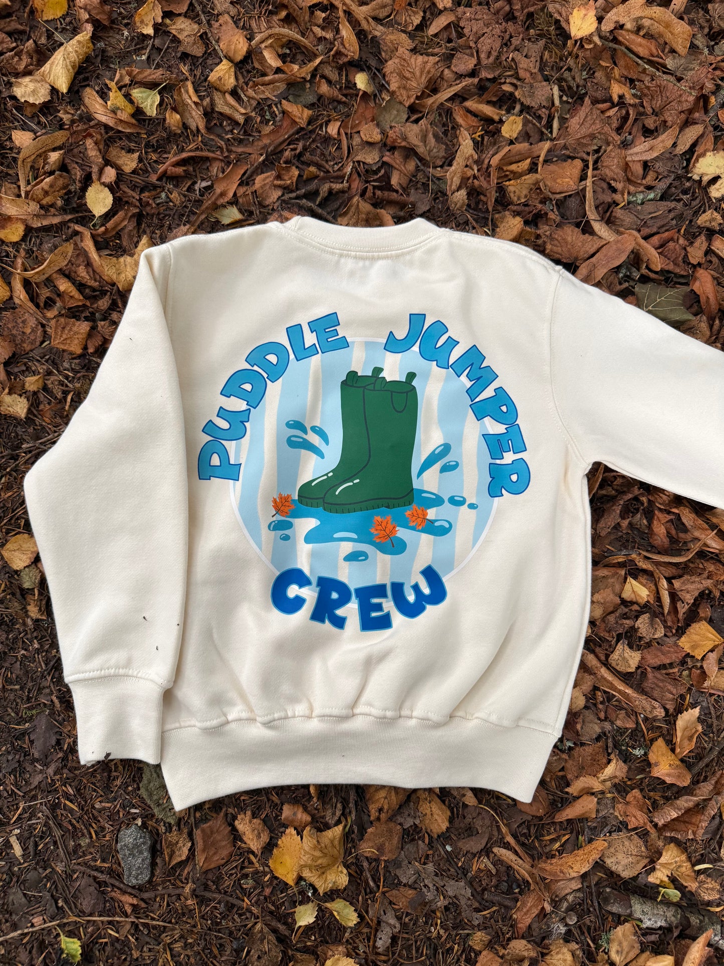 ‘Puddle jumper crew’ sweatshirt