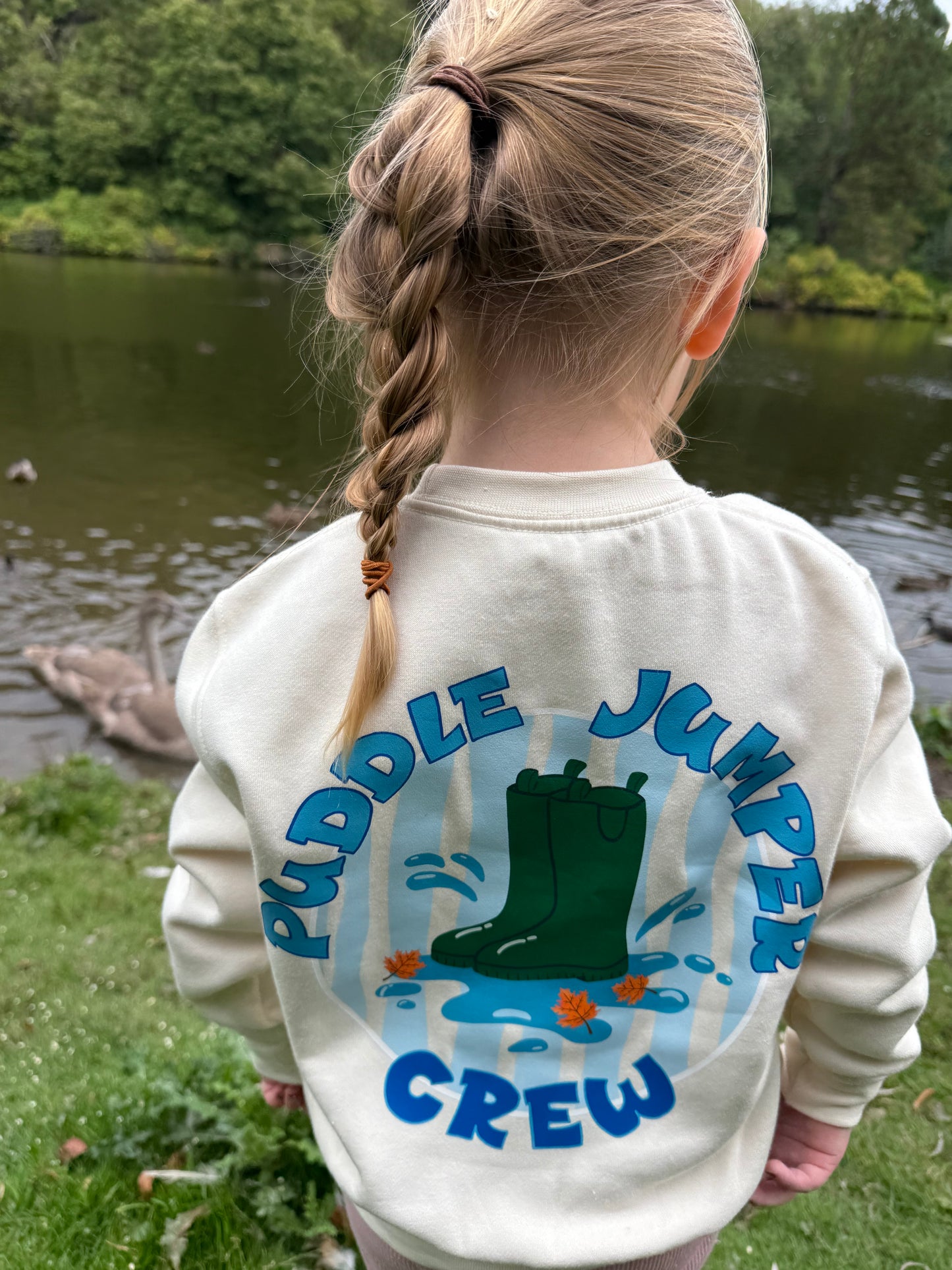 ‘Puddle jumper crew’ sweatshirt