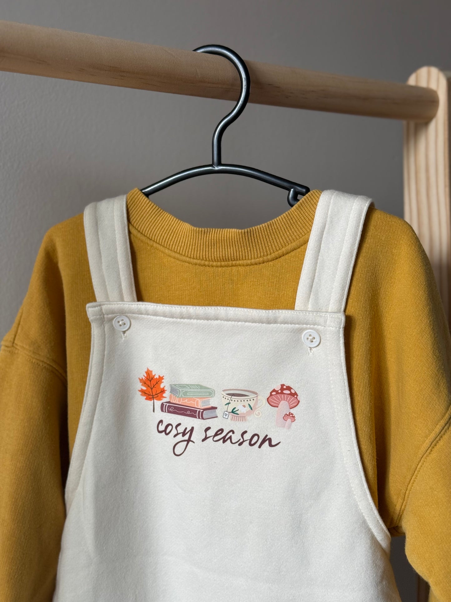 ‘Cosy season’ dungarees