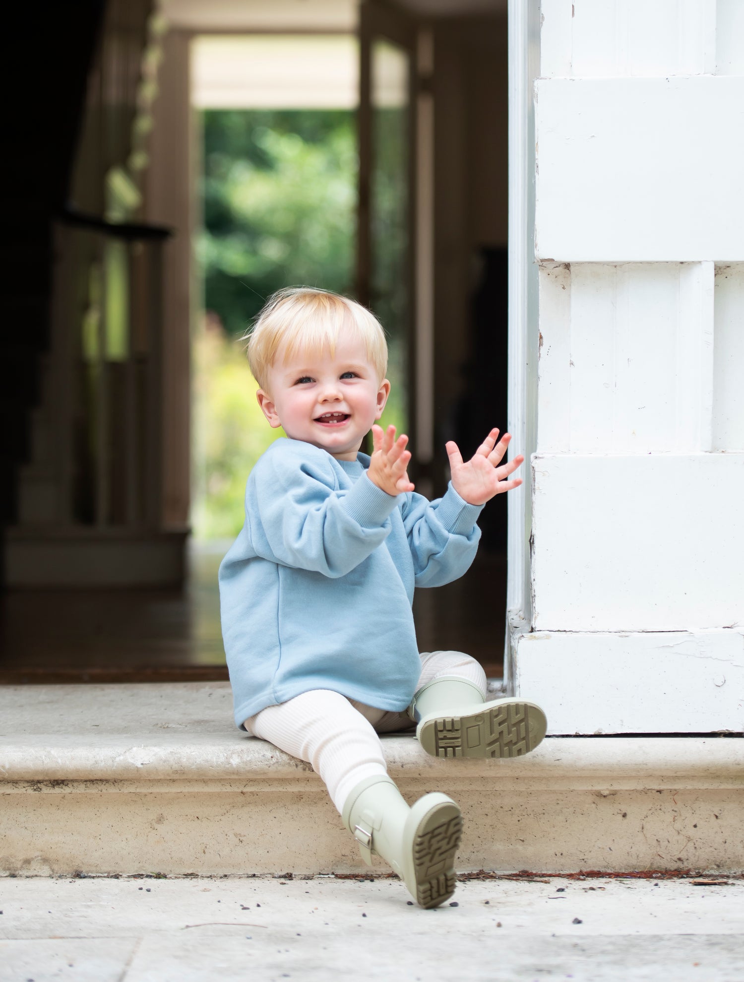 Blue jumper for boys