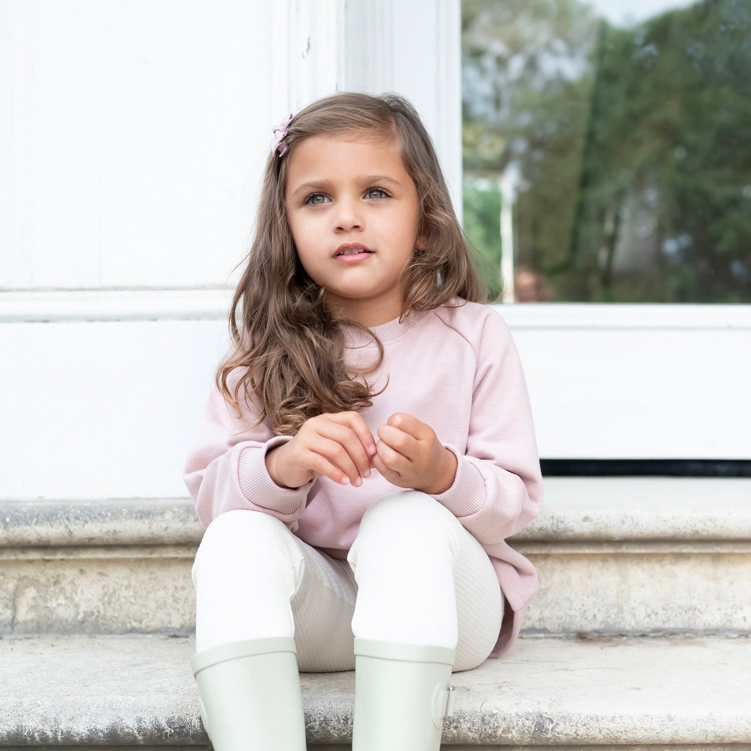 Pink sweatshirt for girls 